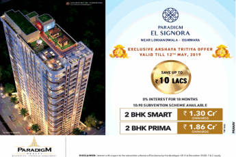 10:90 Subvention Scheme Available at Paradigm El Signora in Mumbai